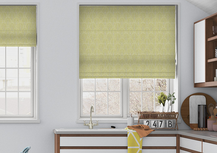 Boudoir, Olive - Roman Blind - Image 3